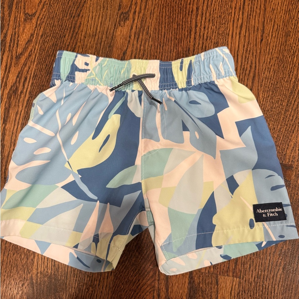 Abercrombie & Fitch Kids White Swim Shorts